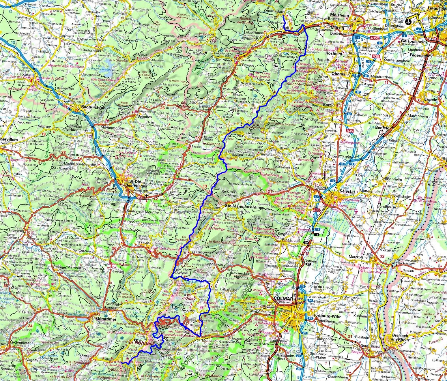 GR®531 Hike from Oberhaslach (Bas-Rhin) to Bramont Pass (Haut-Rhin) 1