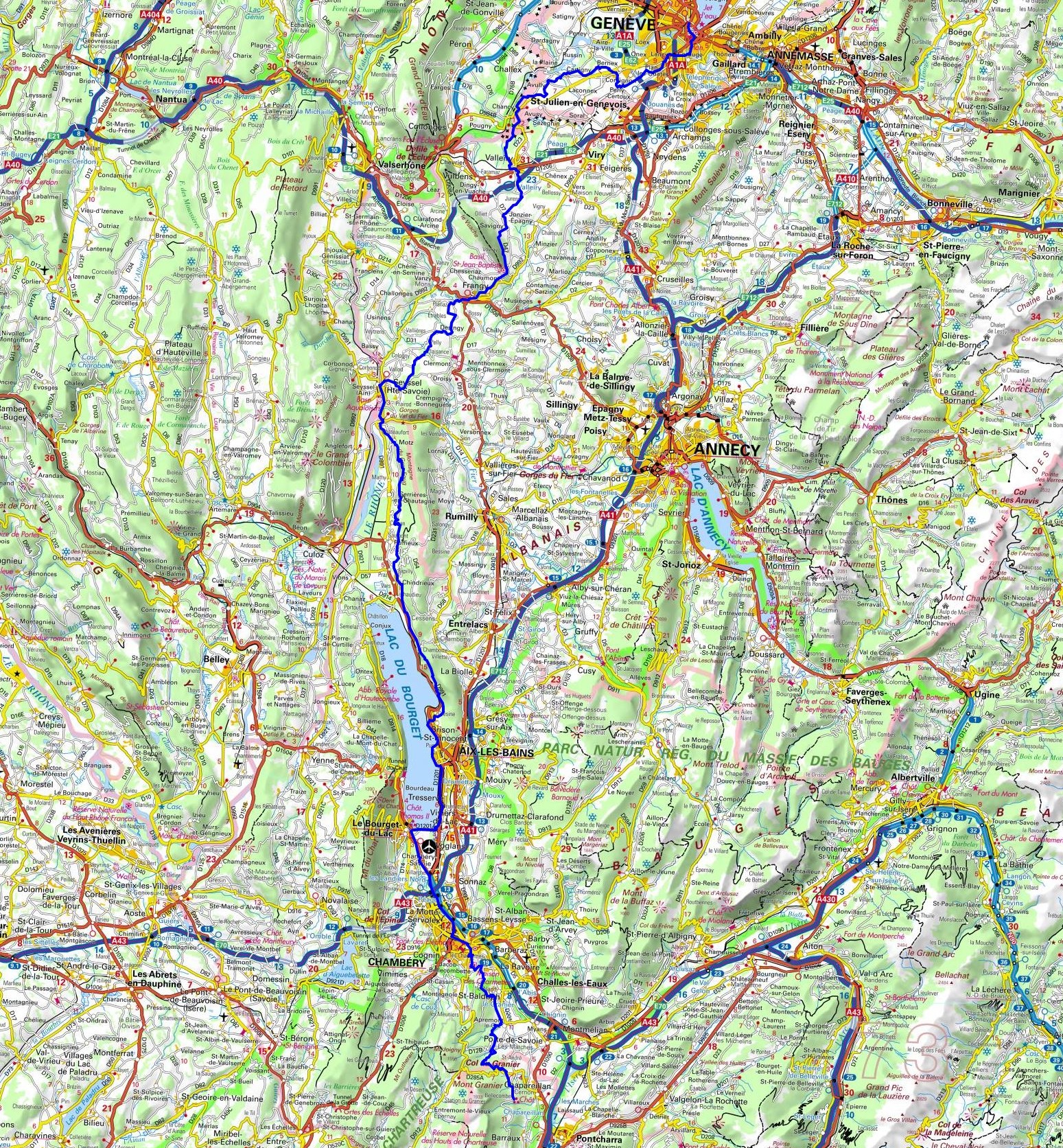 GR965 Randonnée de Bellecombe (Isère) à Genève (Suisse) 1