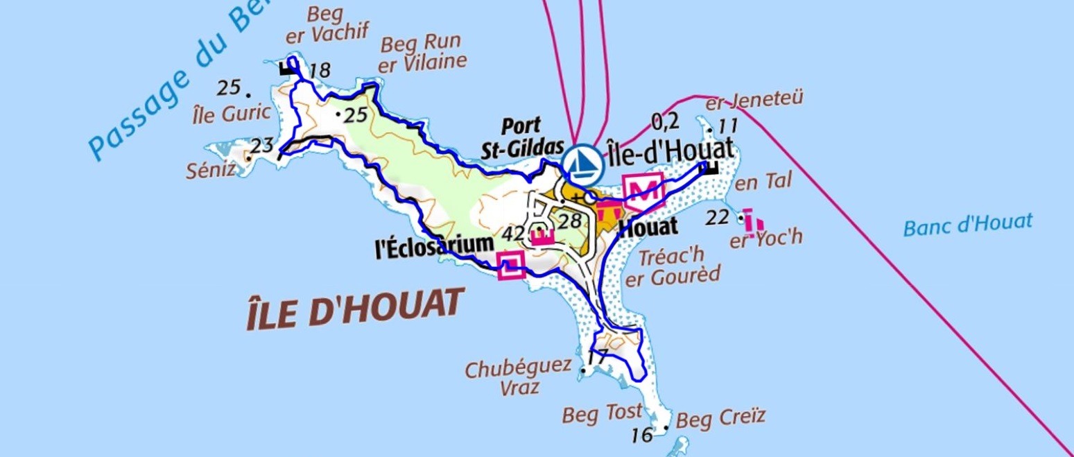 Randonnée autour de l'Ile d'Houat (Morbihan) 1