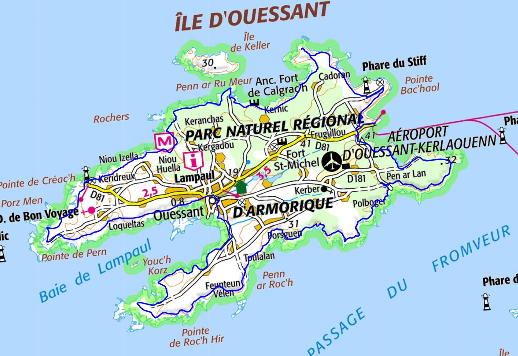 Randonnée autour de l'Ile d'Ouessant (Finistère) 1