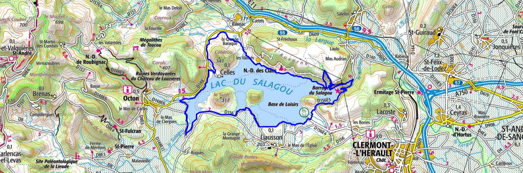 Randonnée autour du Lac de Salagou (Hérault) 1
